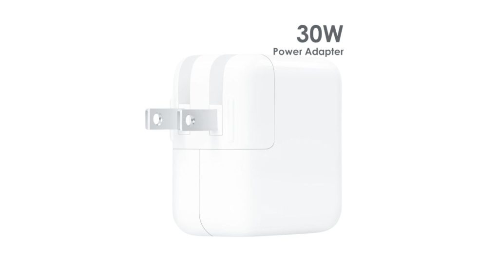 1. Apple 30W USB-C Power Adapter: